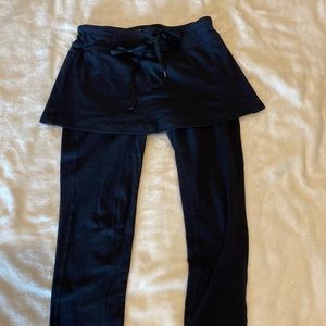 Athleta leggings with skirt